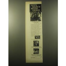1959 Verve Ernie Heckscher Record Albums Advertisement - Let's dance with Ernie
