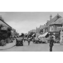 Woodlands Old Chemists High Street Selsey In WW2 Sussex Postcard