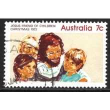 AUSTRALIA 1972: CHRISTMAS - 7c USED (G6)