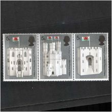 Great Britain Stamp SG 802a Strip SG 802 to 804 MNH Mint Never Hinged