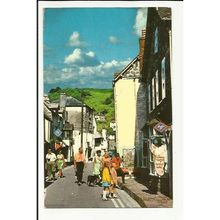 Cornwall POLPERRO Lansallos Street Postcard by Photo Precision (PT385)