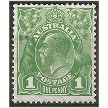 Australia 1931 SG125 1d Green Mounted Mint .. ..
