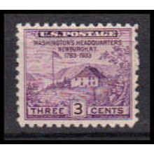 752 3c Washington's Hdqs Fine MNH ZA2857