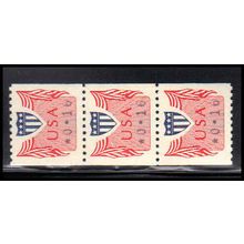 CVP31 16c Shield Very Fine MNH Dry Gum Strip of 3 PA5173