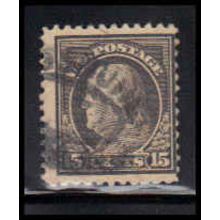 Used 514 15c Benjamin Franklin Average Plus K4354