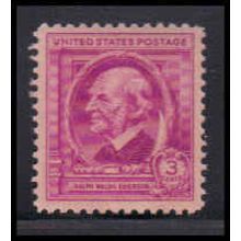 861 3c Ralph Emerson Fine Plus MNH KA2334