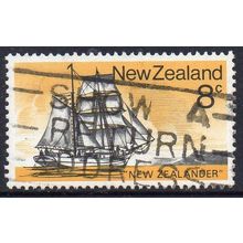 New Zealand 1975 Historic Sailing Ships - New Zealander 8c Used