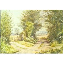 Art MERVYN GOODE Country Lane Postcard (Medici 2060)