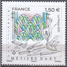 France 2021 Michel 7838 Neuf ** Cote (????) ?.?? € Vitrailliste