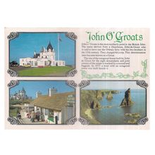 JOHN O'GROATS, SCOTLAND postcard multiview unused J.Arthur Dixon PSC 25756 =