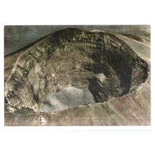 VESUVIUS CRATER, NAPOLI, NAPLES vintage unused postcard /