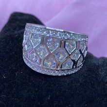 Elegant Band Ring Paved Full Of Shining Zirconia #779