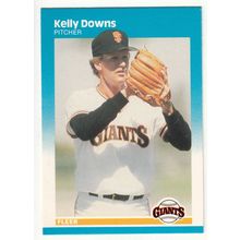 1987 Fleer Kelly Downs baseball Rookie card #272 - RC