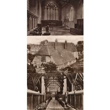 St Marys Hospital Chichester Chapel Sussex 3x Old Postcard s