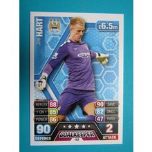 163. Joe Hart - Manchester City - Match Attax 2013/14 Football Card EF1