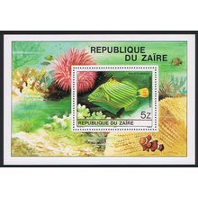 Zaire Tropical Fish MS 1980 MNH SG#MS1025 Sc#981A