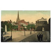 Tombland, Norwich, Norfolk, Postcard.