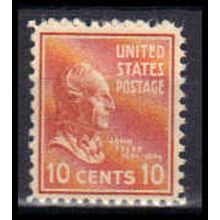 815 10c John Tyler Fine MNH B0374