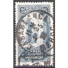 Maroc 1923 Michel 58 O Cote (2005) 0.30 € Rabat Porte de Chellah Cachet rond