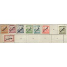 Hungary Stamps Scott #153//163, Mint Hinged, 8 Different, #163 Is Used