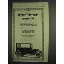 1917 Dodge Closed Car Ad