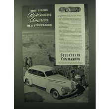 1940 Studebaker Commander Cruising Sedan Ad