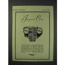 1942 Jaguar Cars Ad - I have owned three Jaguars