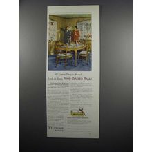 1950 United States Plywood Weldwood Paneling Ad - Proud