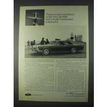 1966 Lincoln Continental Ad - A Quiet Revolution