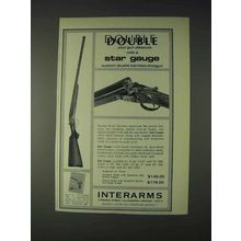 1972 Interarms Star Gauge Custom Shotgun Ad