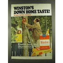 1972 Winston Cigarettes Ad