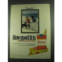1972 Winston Cigarettes Ad - Running Free