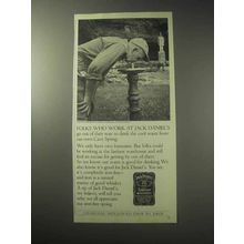 1985 Jack Daniel's Whiskey Ad - Folks Who Work At