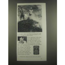 1985 Jack Daniel's Whiskey Ad - Jack Bateman Learned a Skill
