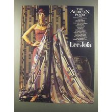 1985 Lee Jofa Kente Collection Fabric Ad - African Room