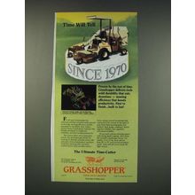 1990 Grasshopper 718D Lawn Mower Ad - Time will tell