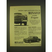 1955 Renault 2-Litre Fregate Ad - Still finer engine performance