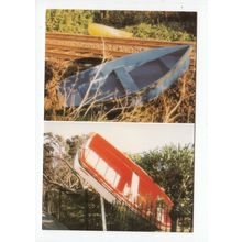 1987 Hurricane Misplaced Boats Postcard Essex C