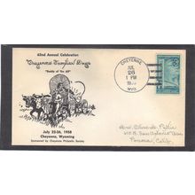 Event 62nd Cheyenne Days 1109 3c Bridge (Unkn Cachet-Penciled/A) CV41548