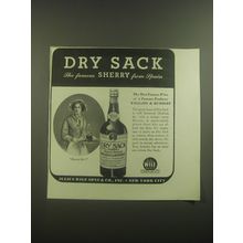 1946 Dry Sack Sherry Ad - Dry Sack the famous Sherry from Spain