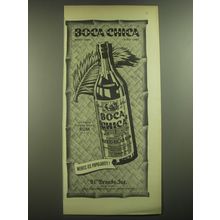 1946 Boca Chica Rum Ad - Merits its popularity