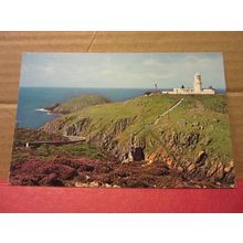 STRUMBLEHEAD LIGHTHOUSE, PEMBROKE, WALES , used postcard by NPO 1973 pm =