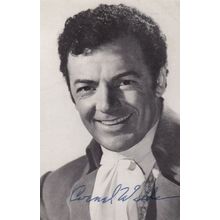 Cornel Wilde Signed Photo Postcard