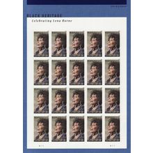 Lena Horne Pane of Twenty Current Rate Postage Stamps Scott 5259