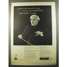1954 RCA Victor High Fidelity Recordings Advertisement - Toscanini