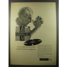 1954 RCA Victor Record Ad - Tchaikovsky Symphony No. 5 by Leopold Stokowski