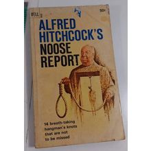Vintage 1966 Dell Alfred Hitchcock's Noose Report Book paperback good