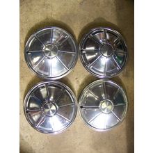 1972 73 74 75 76 PLYMOUTH DUSTER VALIANT HUBCAPS WHEEL COVERS 14" OEM