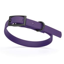 Dog Pet Waterproof Collar - W1/2" x L9"-12" - Violet Purple