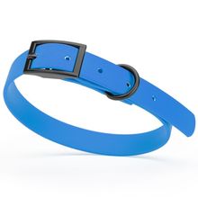 Dog Pet Waterproof Collar - W5/8" x L12"-15" - Cerulean Blue